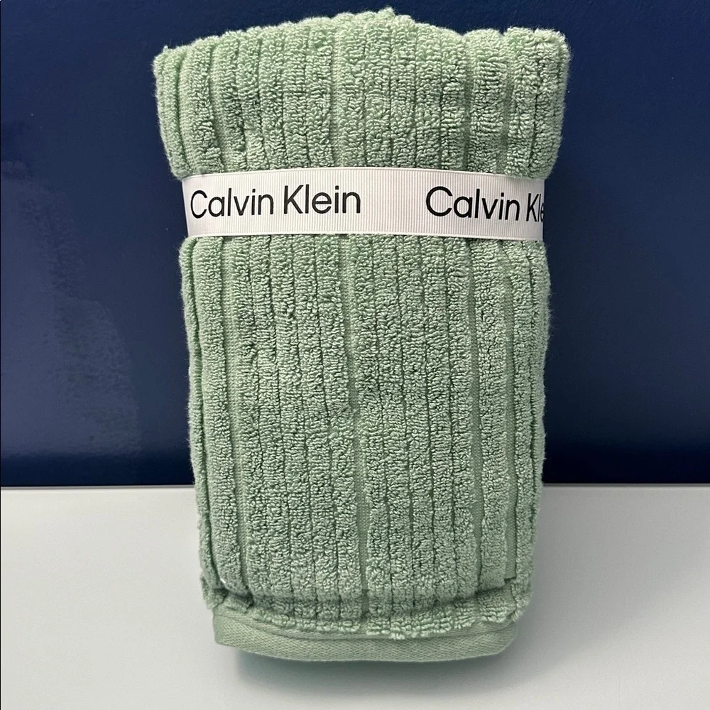 NWT Calvin Klein 2 Piece Hand Towel